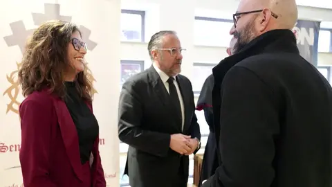 Marta Franco López proclama el Pregón Oficial de la Semana Santa de León. Fotos: Campillo