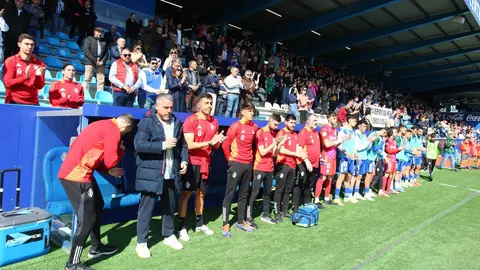 La Ponferradina hace los deberes ante el Real Unión. El equipo berciano cumple en El Toralín. Fotos: SDP