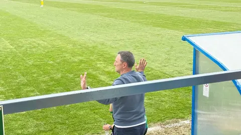 Nueva cita comprometida para la Cultural, esta vez en el siempre difícil campo del Tarazona. Fotos de Carlos García.
