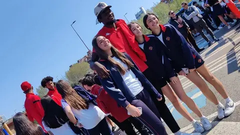 Cultural y Deportiva Leonesa y Cultural Baloncesto, entre otros clubes de la ciudad, participaron en las actividades deportivas del Tour del Talento en León.