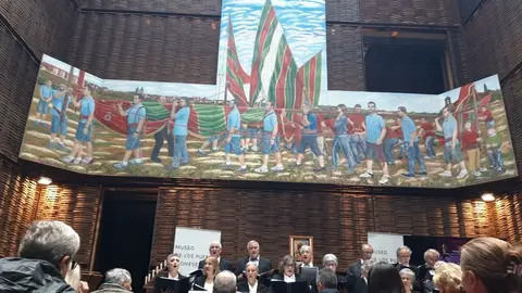 Coro de Santa María en el Rito de Tinieblas. Fotos: Ayuntamiento de Mansilla de las Mulas.