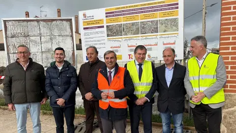 Obras en la carretera de Macoreta.