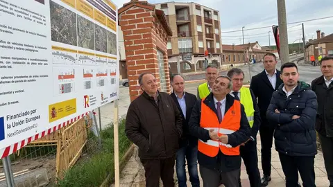 Obras en la carretera de Macoreta.