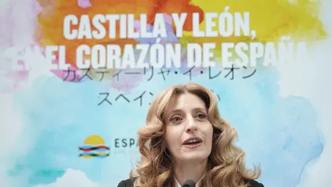 La viceconsejera de Acción Cultural, Mar Sancho, presenta la participación de la Junta de Castilla y León en la Exposición Universal 2025 de Osaka. Fotos: Rubén Cacho.