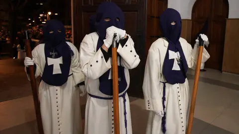 Procesión del Silencio de Ponferrada. Foto: César Sánchez.