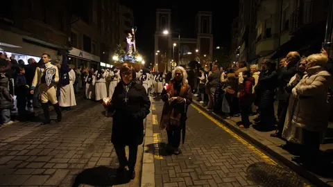 Procesión del Silencio de Ponferrada. Foto: César Sánchez.