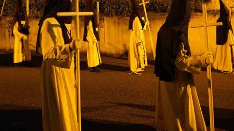 Procesión del Silencio de Ponferrada. Foto: César Sánchez.