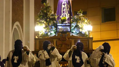 Procesión del Silencio de Ponferrada. Foto: César Sánchez.