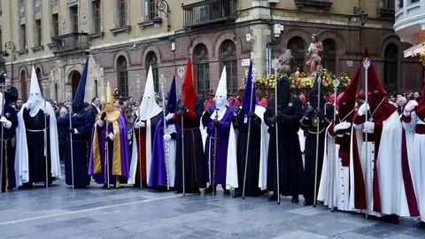 Celebración de la Procesión de la Sagrada Cena organizada por la Hermandad Sacramental de Santa Marta y de la Sagrada Cena. Foto: Campillo.