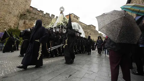 Procesión del Encuentro en Ponferrada. Foto: César Sánchez.