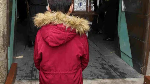 Procesión del Encuentro en Ponferrada. Foto: César Sánchez.