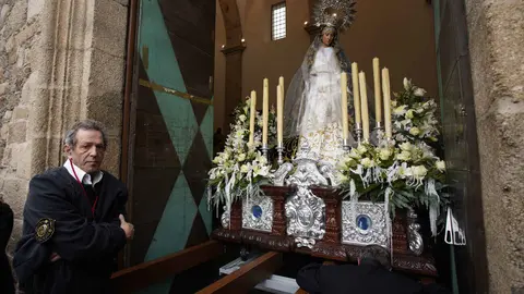 Procesión del Encuentro en Ponferrada. Foto: César Sánchez.
