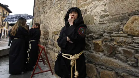 Procesión del Encuentro en Ponferrada. Foto: César Sánchez.