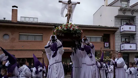 Jueves Santo en Santa Marina del Rey: Devoción al Ecce Homo.