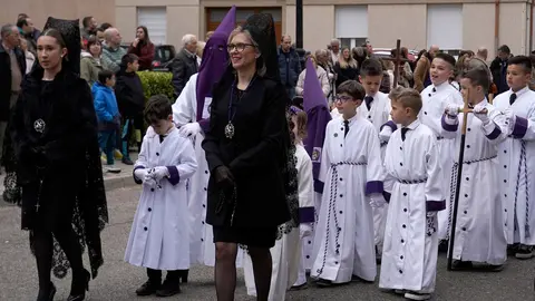 Jueves Santo en Santa Marina del Rey: Devoción al Ecce Homo.