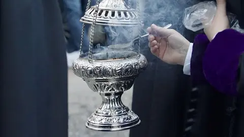 Celebración de la Procesión del Santo Entierro, organizada por la Real Cofradía Santísimo Sacramento de Minerva y La Santa Vera Cruz, en la que participan diferentes autoridades. Foto: Campillo.