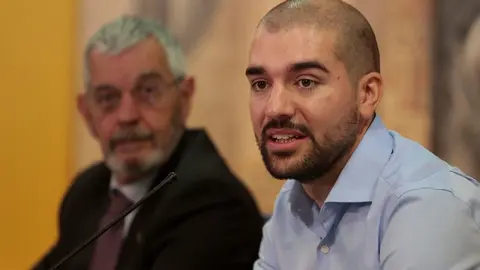 El ingeniero aeronáutico y astronauta leonés, Pablo Álvarez. Foto: Campillo.