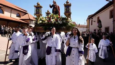 Domingo de Pascua en Santa Marina del Rey.