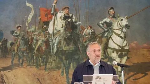 Carlos Pollán inaugura la Jornada de Puertas Abiertas de las Cortes de Castilla y León. Fotos: R. Valtero.