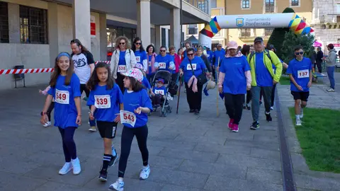 Marcha inclusiva en Ponferrada. Foto: César Sánchez