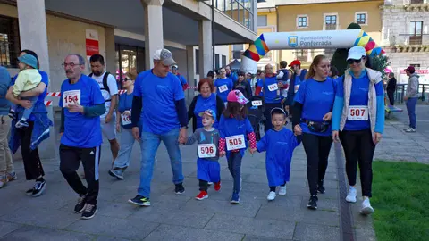 Marcha inclusiva en Ponferrada. Foto: César Sánchez