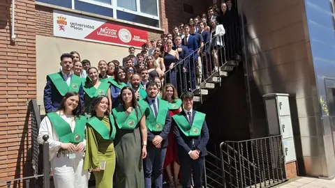Celebración de la tradicional fiesta patronal del Colegio Mayor San Isidoro de la Universidad de León.