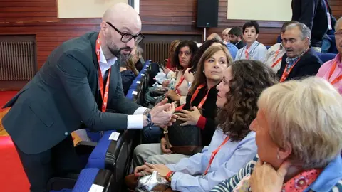 Celebración del XV Congreso Provincial del PSOE de León, con las intervenciones de Juan Francisco Serrano, diputado y secretario adjunto de organización del PSOE; la vicesecretaria del PSCyL, Nuria Rubio; el secretario general del PSOE de León, Javier Alfonso Cendón, el delegado del Gobierno, Nicanor Sen, el subdelegado del Gobierno, Héctor Alaiz y el presidente de la Diputación, Gerardo Álvarez Courel. Fotos: Peio García.