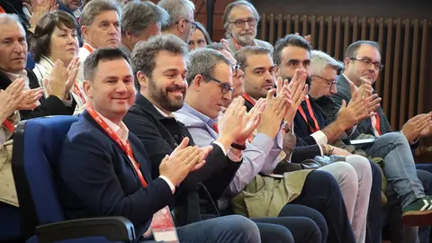 Celebración del XV Congreso Provincial del PSOE de León, con las intervenciones de Juan Francisco Serrano, diputado y secretario adjunto de organización del PSOE; la vicesecretaria del PSCyL, Nuria Rubio; el secretario general del PSOE de León, Javier Alfonso Cendón, el delegado del Gobierno, Nicanor Sen, el subdelegado del Gobierno, Héctor Alaiz y el presidente de la Diputación, Gerardo Álvarez Courel. Fotos: Peio García.