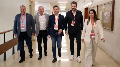 Celebración del XV Congreso Provincial del PSOE de León, con las intervenciones de Juan Francisco Serrano, diputado y secretario adjunto de organización del PSOE; la vicesecretaria del PSCyL, Nuria Rubio; el secretario general del PSOE de León, Javier Alfonso Cendón, el delegado del Gobierno, Nicanor Sen, el subdelegado del Gobierno, Héctor Alaiz y el presidente de la Diputación, Gerardo Álvarez Courel. Fotos: Peio García.