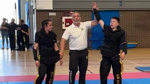 León brilla en el Campeonato de España Bricpol.
