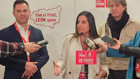 Carlos Martínez en el 15º Congreso del PSOE de León.