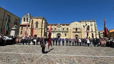 Celebración de la Ceremonia de las Cabezadas en León. Foto Ayuntamiento de León.