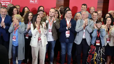 El PSOE de León clausura su XV Congreso Provincial. Foto: Peio García.