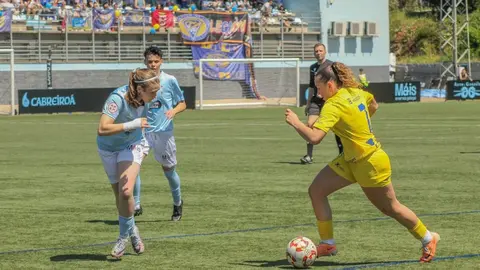 Imágenes del partido entre el Celta y el Olímpico de León ULE.