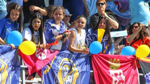 Imágenes del partido entre el Celta y el Olímpico de León ULE.
