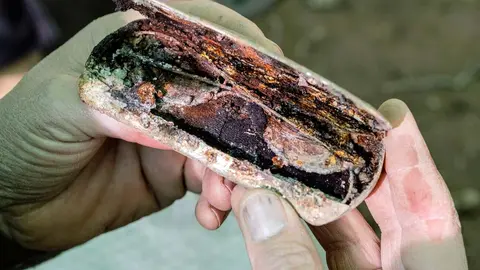 Exhumaciones realizadas durante los trabajos acometidos en Busdondo (40)