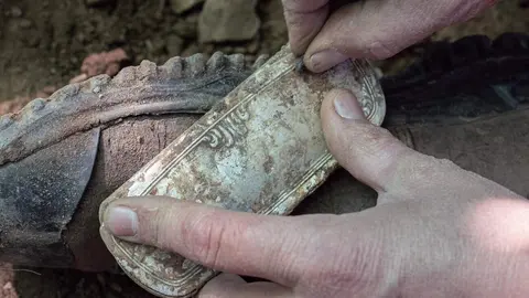 Exhumaciones realizadas durante los trabajos acometidos en Busdondo (41)