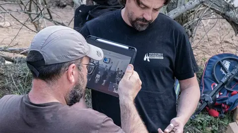 Exhumaciones realizadas durante los trabajos acometidos en Busdondo (43)