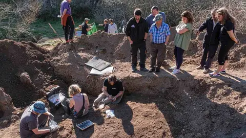 Exhumaciones realizadas durante los trabajos acometidos en Busdondo (48)