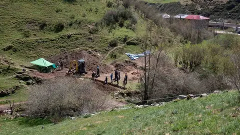Exhumaciones realizadas durante los trabajos acometidos en Busdondo (49)