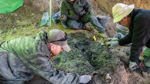 Exhumación realizada en la localidad de Sena de Luna (5)