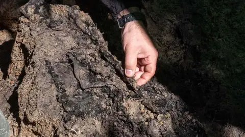 Exhumación realizada en la localidad de Sena de Luna (10)