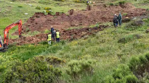 Exhumación realizada en la localidad de Sena de Luna (33)