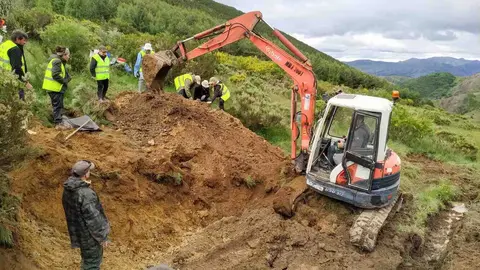 Exhumación realizada en la localidad de Sena de Luna (36)