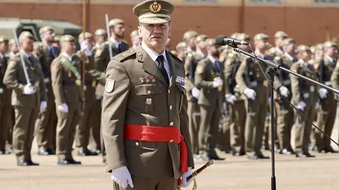 El Mando de Artillería de Campaña celebra un acto militar para conmemorar la gesta del Dos de Mayo de 1808, que estará presidido por el general de división, Marcial González Prada, jefe del Mando de Apoyo a la Maniobra. Foto: Campillo.