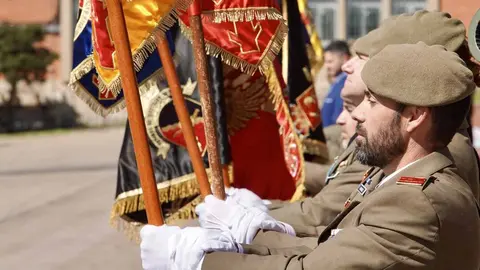 El Mando de Artillería de Campaña celebra un acto militar para conmemorar la gesta del Dos de Mayo de 1808, que estará presidido por el general de división, Marcial González Prada, jefe del Mando de Apoyo a la Maniobra. Foto: Campillo.