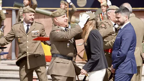 El Mando de Artillería de Campaña celebra un acto militar para conmemorar la gesta del Dos de Mayo de 1808, que estará presidido por el general de división, Marcial González Prada, jefe del Mando de Apoyo a la Maniobra. Foto: Campillo.