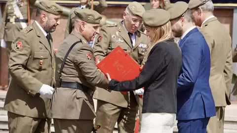 El Mando de Artillería de Campaña celebra un acto militar para conmemorar la gesta del Dos de Mayo de 1808, que estará presidido por el general de división, Marcial González Prada, jefe del Mando de Apoyo a la Maniobra. Foto: Campillo.