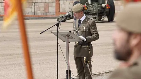 El Mando de Artillería de Campaña celebra un acto militar para conmemorar la gesta del Dos de Mayo de 1808, que estará presidido por el general de división, Marcial González Prada, jefe del Mando de Apoyo a la Maniobra. Foto: Campillo.