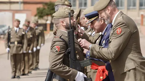El Mando de Artillería de Campaña celebra un acto militar para conmemorar la gesta del Dos de Mayo de 1808, que estará presidido por el general de división, Marcial González Prada, jefe del Mando de Apoyo a la Maniobra. Foto: Campillo.